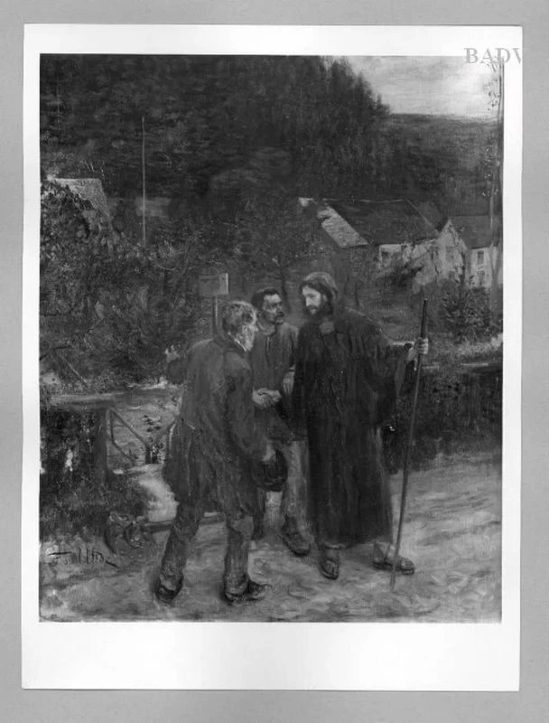 Cristo con i discepoli sulla via di Emmaus, 1893 - Führermuseum 1